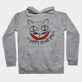 Unhinged cat Hoodie